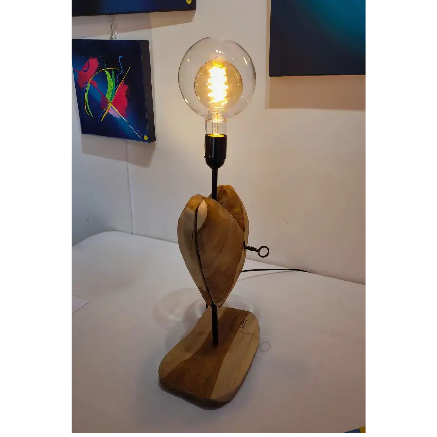 A La Clé du Coeur– Lampe artisanale | Sol’Art