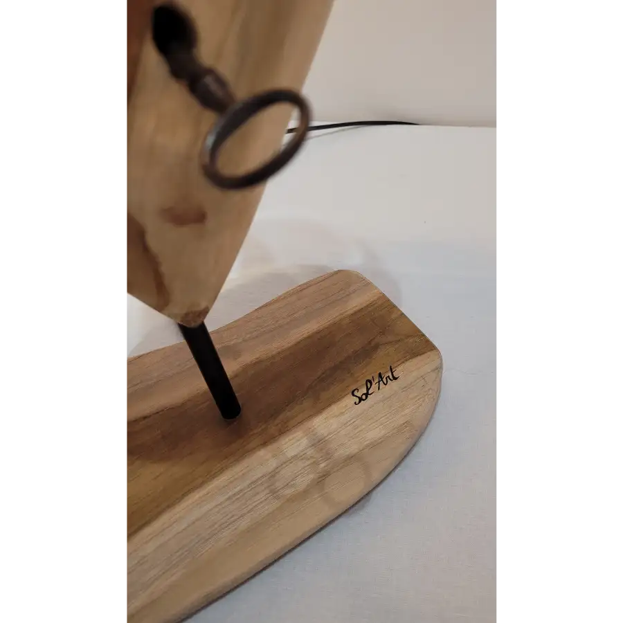 A La Clé du Coeur– Lampe artisanale | Sol’Art