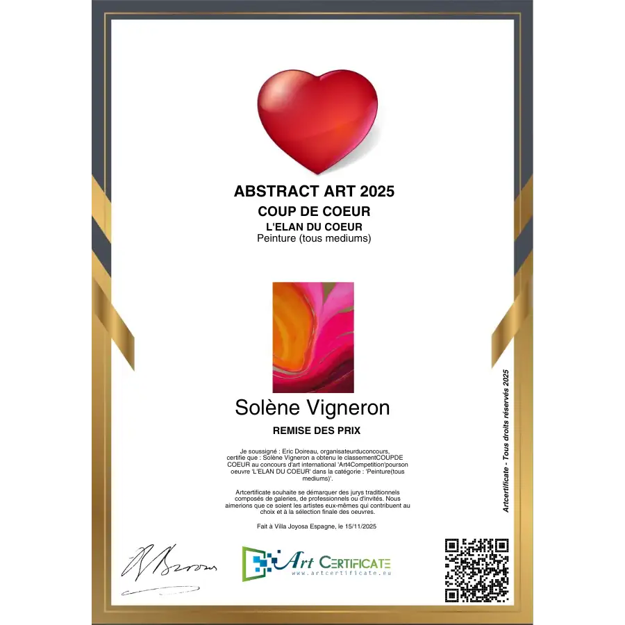 L'Elan du Coeur, abstrait coloré - Sol'Art