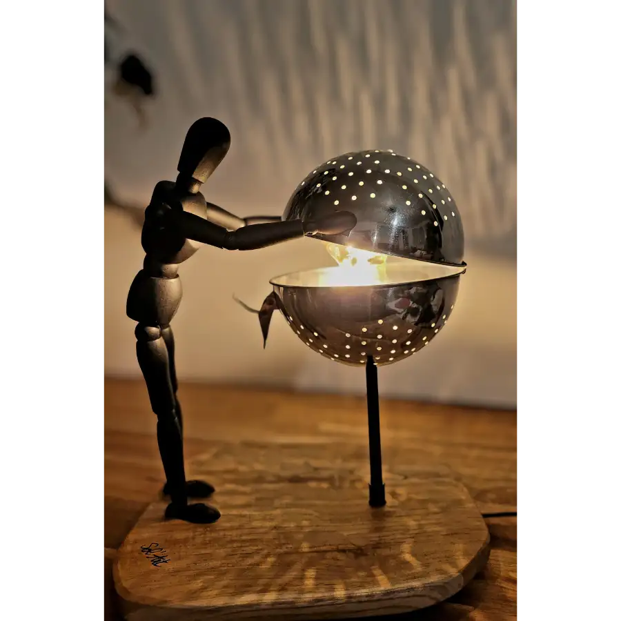 Riz Surprise – Lampe artisanale | Sol’Art