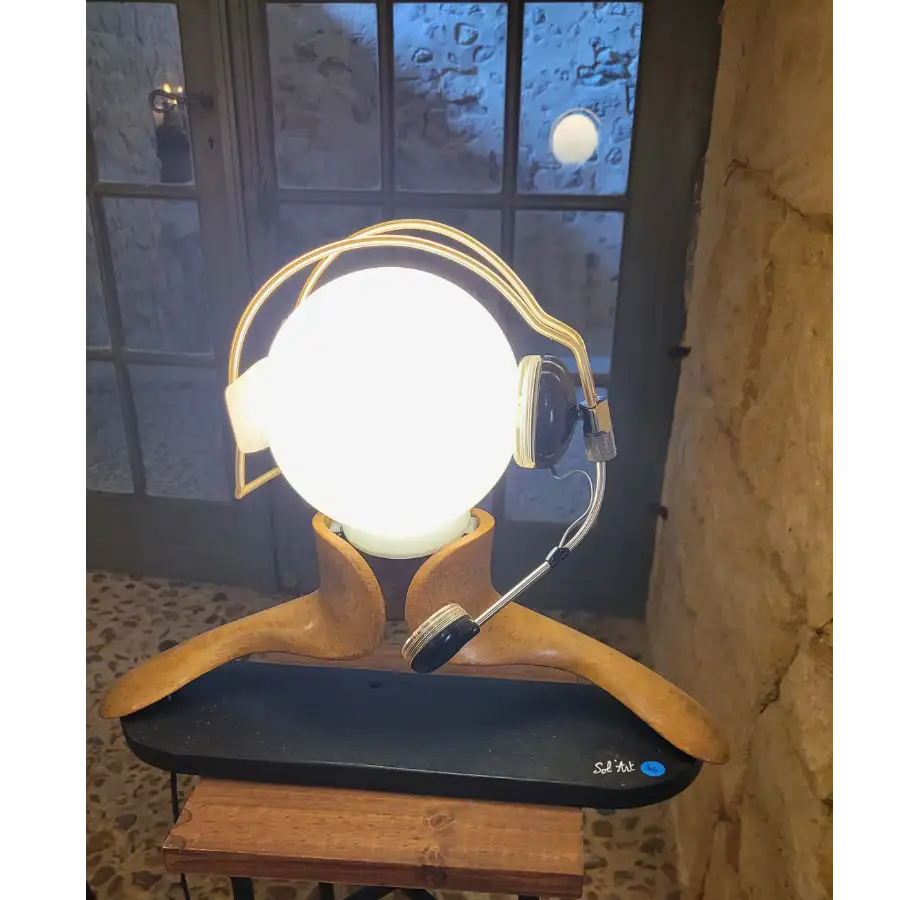 A l'écoute – Lampe artisanale | Sol’Art